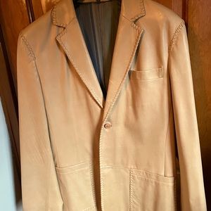 Men’s leather jacket size 42 by Jhane Barnes